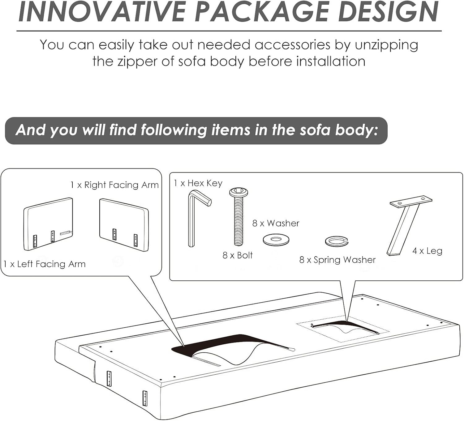 image:imageGiantex Convertible Futon Sofa Modern 3 Seat Sofa Bed with USB and Power Strip Folding Loveseat Linen Fabric Lounge Couch for Apartment Dorm Easy Assembly GreyGrey