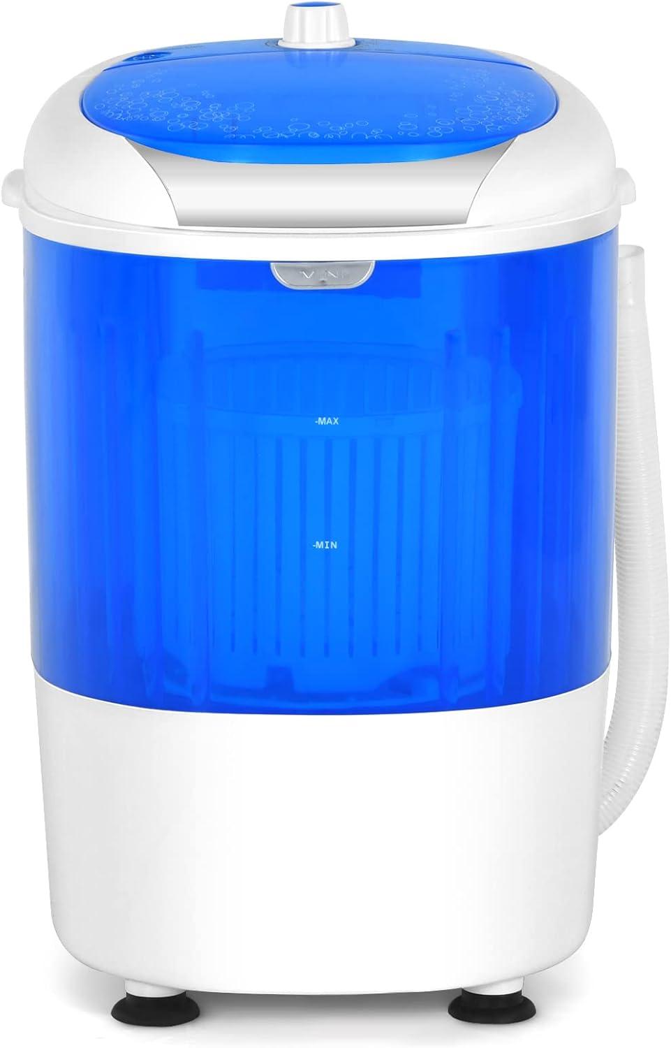 image:imageGiantex Portable Washing Machine Mini Washer and Spinner Combo 55lbs Washing Capacity Semiautomatic Compact Laundry Machine for Apartment Dorm RV55 LBS Capacity