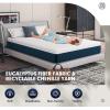 Giantex 10 Inch Full Size Gel Memory Foam Mattress w/Jacquard Fiber Cover, Roll-Up Mattress in a Box, Fatigue Relief & Motion Isolation, CertiPUR-US Certified