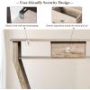 Giantex Console Table Easy Assembly Entryway Table W/Storage Drawer and Bottom Shelf, Mufti-Functional Home Furniture for Hallway, Living Room, Bedroom, Office 47 Inch Accent Hall Table (Gray Wash)(Gray Wash)