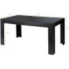 Giantex Dining Table for 6, Rectangular Kitchen Table with 330Lbs Capacity, Stable Structure, 63″ L x 31.5″ W x 30″ H Large Farmhouse Center Tables for Dinner, Dinette, Dining Room, Black(Black)