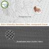 Giantex Folding Mattress, 4 Inch Gel-Infused Tri-fold Mattresses with Bamboo Cover & Carry Bag, CertiPUR-US Certified, Foldable Cooling Mattress Topper for Guest Room Dorm RV Camp Floor, Twin XL(Brown)