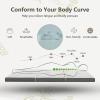 Giantex Folding Mattress Twin, 3″ Tri-fold Memory Foam Mattress, Foldable Mattress Topper w/Soft Knit Fabric, Portable Mattress w/Carrying Bag for RV Guest Bed, CertiPUR-US Certified (Twin XL)(Twin XL)