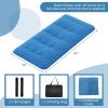 Giantex Japanese Floor Mattress, 4 Inch Futon Mattress w/Washable Cover & Storage Bag, Foldable Roll up Mattress Tatami Mat, Portable Sleeping Pad for Camping, Dormitory, Queen(Navy)