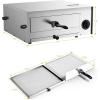 Giantex Pizza Bake Oven Kitchen Pizza Toaster Home Commercial Countertop Pizza Maker Stainless Steel Bake Pan with Handle and Removable Pizza Tray