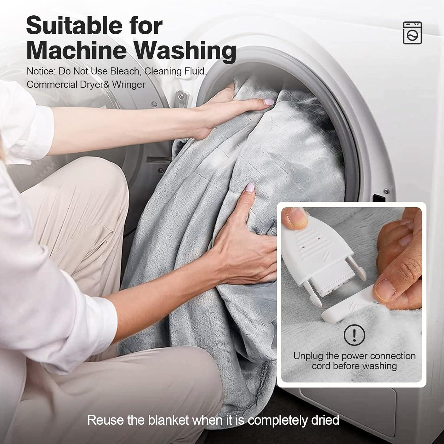 image:imageGiantex Heated Blanket Electric Throw DoubleSided Electric Blanket with 5 Heat Settings 3Hour Auto Shut Off Flannel amp Cashmere Throw Blanket Machine Washable 50 x 60 Heating Blanket Gray