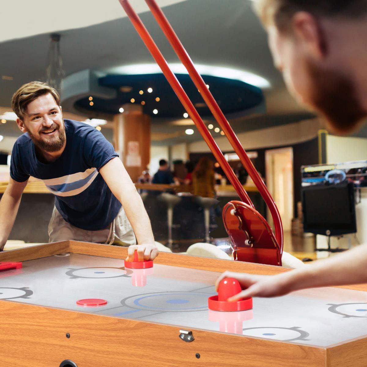 image:imageGiantex Multi Game Table 3in1 48 Combo Game Table wSoccer Billiard Slide Hockey Wood Foosball Table Perfect for Game Rooms Arcades Bars Parties Family Night