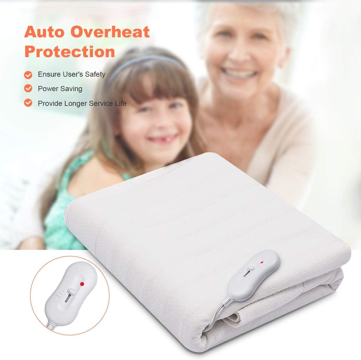 image:imageGiantex Standard Massage Table Warmer Heated Mattress Pad Spa Table Heating Pad with Three Heat Settings Auto Overheat Protection Fixed Elastic Bands Portable 71x30 Inch Electric Table Warmers71x30