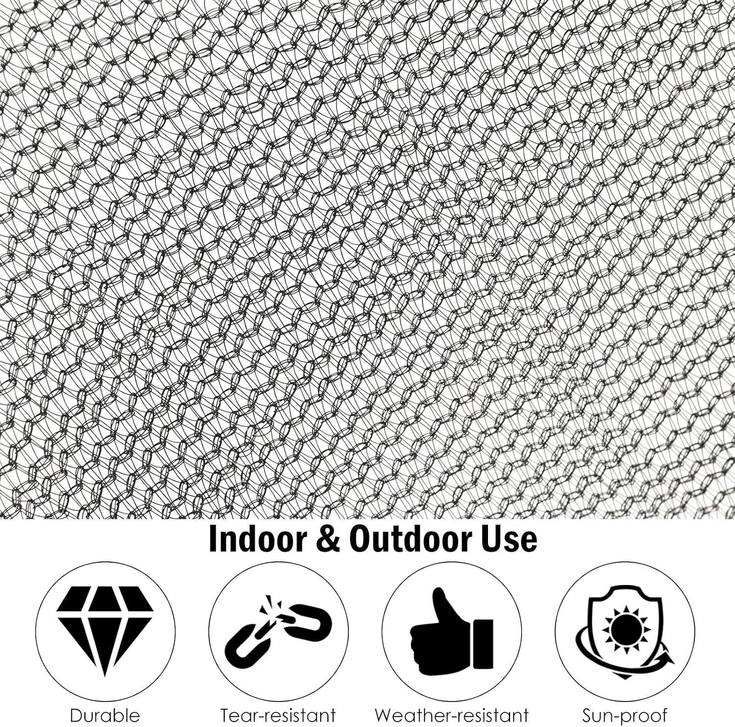 image:imageGiantex Trampoline Enclosure Net Only with Zipper amp Buckle Perfect Visibility and TearampWeatherResistant 12FT 14FT 15FT 16FT Trampoline Replacement Safety Enclosure Net16FT 6 Poles