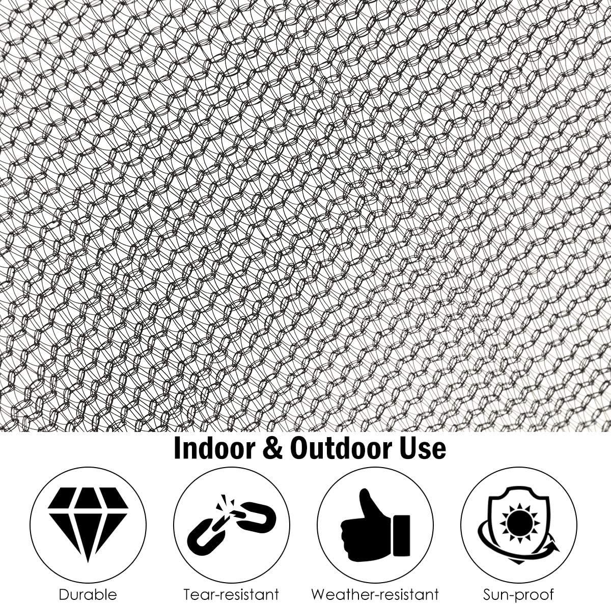 image:imageGiantex Trampoline Enclosure Net Only with Zipper amp Buckle Perfect Visibility and TearampWeatherResistant 12FT 14FT 15FT 16FT Trampoline Replacement Safety Enclosure Net12FT 8 Poles