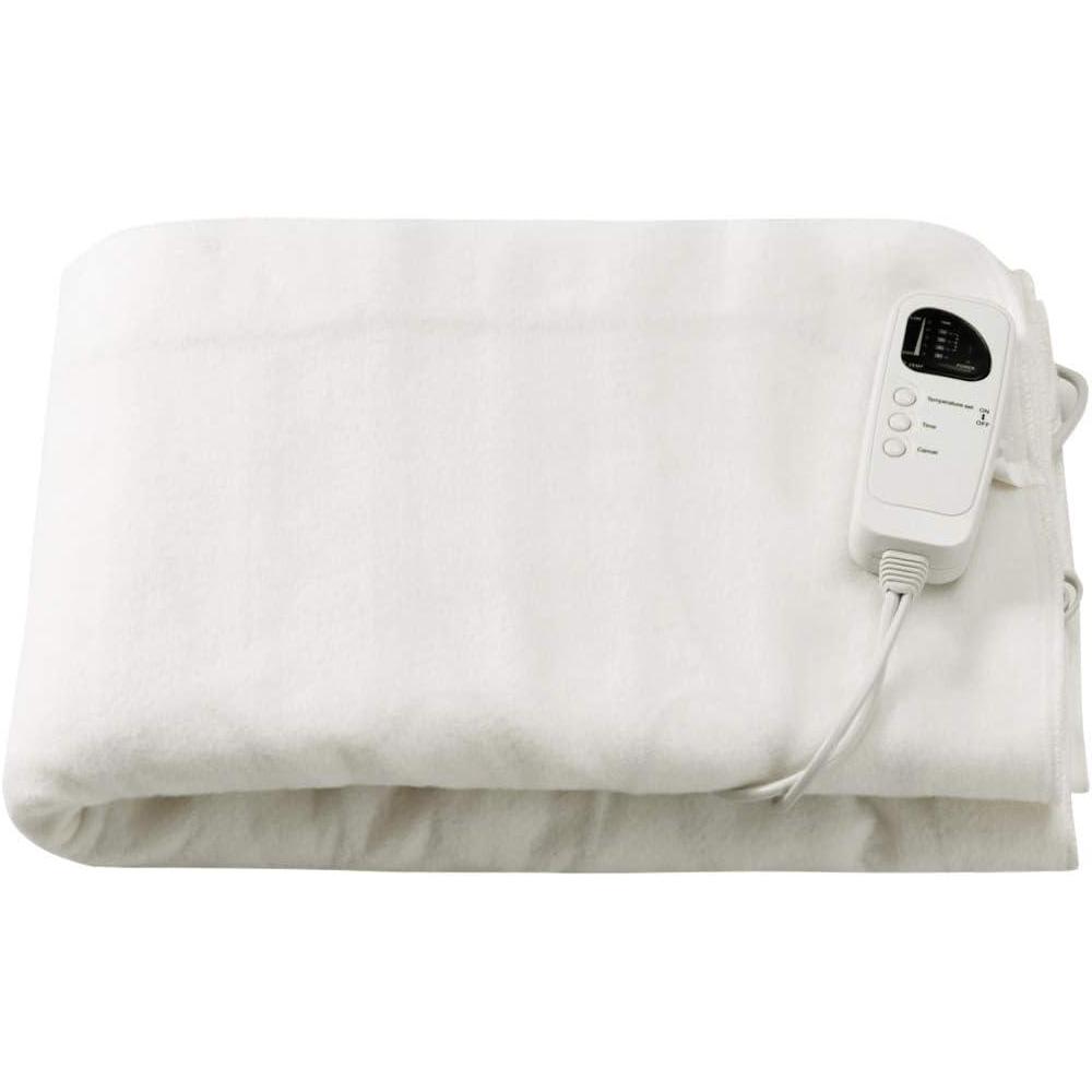 image:imageGiantex Electric Heated Mattress Pad Heating Bed Topper with LowVoltage Five Modes Temper Control and Timer Fast Heating Detachable Connector Warmer Bed Toppers Twin Size Heating Mattress Pad