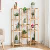 Giantex 11 Tiers Bamboo Plant Stand for Indoor Plants Multiple, Plant Shelf Flower Pots Holder, Storage Organizer Rack Outdoor Plant Display Rack for Living Room Patio Balcony Garden (11-Tier)(11-Tier)