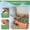 Giantex 20″ Foosball Table, Easily Assemble Wooden Mini Foosball Table Top w/Footballs, Soccer Table for Arcades, Game Room, Bars, Parties, Family Night