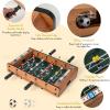 Giantex 20in Foosball Table, Mini Foosball Table Top w/Score Keepers, 2 Balls, Soccer Table Game for Kids, Football Table for Family Game Night, Game Room, Bars, Parties