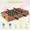Giantex 20in Foosball Table, Mini Foosball Table Top w/Score Keepers, 2 Balls, Soccer Table Game for Kids, Football Table for Family Game Night, Game Room, Bars, Parties