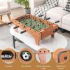 Giantex 27″ Foosball Table, Easily Assemble Wooden Soccer Game Table Top w/Footballs, Indoor Table Soccer Set for Arcades, Game Room, Bars, Parties, Family Night