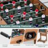 Giantex 27in Folding Foosball Table with 2 Mini Footballs, Score Keepers – ASTM Certified for Indoor Recreation, Great for Family Game Nights and Parties