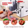 Giantex 2800W Electric Meat Grinder Sausage Stuffer Maker, Stainless Cutting Blade Plates, 3 Sausage Kit, Reverse, for Home Kitchen Commercial Using, 3.8 HP Meat Mincer Sausage Grinder