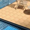 Giantex 30 PCS Acacia Wood Interlocking Patio Deck Tiles, 12″ x 12″ Indoor Outdoor Flooring Tiles for Balcony, Garden, Poolside, 30 Sq.ft Coverage, No Tools Required (Natural Wood, Stripe Pattern)