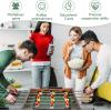 Giantex 37″ Foosball Table, Wooden Competition Soccer Game Table w/ 2 Balls, 2 Cup Holders, Recreational Table Football for Arcades, Game Room, Bars, Parties, Family Night