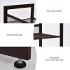 Giantex 3-Tier Metal Shoe Rack, Shoe Storage Organizer with Adjustable Angled or Flat Mesh Shelf for 9 to 12 Pairs of Shoes, Freestanding Shoe Shelf for Bedroom, Entryway, Closet, Hallway(3-Tier)