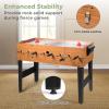 Giantex 3-in-1 Multi Game Table, 48 Inch Combination Game Tables with Foosball, Hockey, Billiards, Combo Game Table Set for Adults Kids Gifts Family Night Arcade Game Room