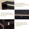 Giantex 3-in-1 Vertical Shoe Rack, 6-Tier Free Standing Shoe Storage Organizer w/Stackable Design for 18 Pairs, 31 Inch Wide Wood Shoe Shelf for Closet, Entryway, Living Room, Office, White(Walnut)