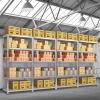 Giantex 4 Pcs 5-Tier Storage Shelves, Garage Shelving Units, Tool Utility Shelves, Heavy Duty Metal Racks Adjustable Height Space-Saving Organizer(1)