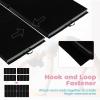 Giantex 4′ x 8′ x 2″ Gymnastics Mat, Folding Tumbling Mat with Carry Handles, Detachable PU Leather Cover for Yoga Stretching Aerobics Core Workouts, Foldable Exercise Mat for Home Gym Fitness (Black)