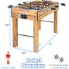 Giantex 48″ Foosball Table, 8 Rods, 2 Balls and Score Keepers, Wooden Competition Soccer Game Table for Home, Game Room, Easy Assembly, Multiplayer Table Soccer Game for Kids and Adults
