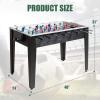 Giantex 48” Foosball Table, Wooden Soccer Table Game w/Footballs, Suit for 4 Players, Competition Size Table Football for Kids, Adults, Football Table for Game Room, Arcades