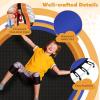 Giantex 48″ Trampoline for Kids, Toddler Trampoline with Safety Enclosure Net, Max Load 265 Lbs, Outdoor Mini Trampoline with Net for Kids, Indoor Small Trampoline Gifts for Boys Girls Aged 3-6(Blue+ Orange)