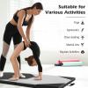 Giantex 4’x10’x 2″ Gymnastics Mat, 4-Panel Folding Aerobics Exercise Mat w/Hook & Loop Fastener, Carrying Handle, Portable Tumbling Mat for Stretching Yoga Cheerleading Martial Arts(Grey/Black)