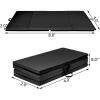 Giantex 4’x8′ Gymnastics Mat, 2″ Thick Folding Tumbling Mat with Carrying Handles, Foldable Gym Mat with Hook and Loop Fastener, Cheer Mats for Kids Adults Home Exercise Aerobics Fitness(Black)
