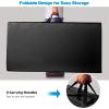 Giantex 4’x8′ Gymnastics Mat, 2″ Thick Folding Tumbling Mat with Carrying Handles, Foldable Gym Mat with Hook and Loop Fastener, Cheer Mats for Kids Adults Home Exercise Aerobics Fitness(Black)