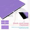 Giantex 4’x8′ Gymnastics Mat, 2″ Thick Folding Tumbling Mat with Carrying Handles, Foldable Gym Mat with Hook and Loop Fastener, Cheer Mats for Kids Adults Home Exercise Aerobics Fitness(Violet)