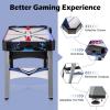 Giantex 54″ Air Hockey Table – Arcade Hockey Table Gaming Set w/LED Electronic Scoring & Lights, 2 Pucks, 2 Pushers, Powerful 12V Motor, Air Hockey Game Table for Kids Adults, Game Room, Home, Office