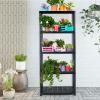 Giantex 5-Tier Ventilated Shelving Storage Rack,Free Standing Multi-Use Shelf Unit, No Tools Required, 33.5“L X 16”W X 73“H(2)