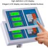 Giantex 660lbs Weight Computing Digital Scale Floor Platform Scale Postal Scale Accurate Shipping Mailing LB/KG Price Calculator Stainless Steel High-Definition Display Screen