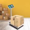 Giantex 660lbs Weight Computing Digital Scale Floor Platform Scale for Weighing Luggage Package Shipping Mailing Postal Scale with Accurate LB/KG Price Calculator, High-Definition Display (Silver)(Silver)
