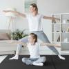 Giantex 6’x 2′ Gymnastics Mat, 2″ Thick Folding Tumbling Mat with Hook and Loop Fastener, Foldable Gym Mat with Carrying Handles, Cheer Mats for Kids Adults Home Exercise Aerobics Fitness(Black)