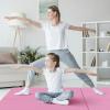Giantex 6’x 2′ Gymnastics Mat, 2″ Thick Folding Tumbling Mat with Hook and Loop Fastener, Foldable Gym Mat with Carrying Handles, Cheer Mats for Kids Adults Home Exercise Aerobics Fitness(Pink)