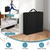 Giantex 6’x 2′ Gymnastics Mat, 2″ Thick Folding Tumbling Mat with Hook and Loop Fastener, Foldable Gym Mat with Carrying Handles, Cheer Mats for Kids Adults Home Exercise Aerobics Fitness(Black)