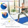 Giantex 6’x 2′ Gymnastics Mat, 2″ Thick Folding Tumbling Mat with Hook and Loop Fastener, Foldable Gym Mat with Carrying Handles, Cheer Mats for Kids Adults Home Exercise Aerobics Fitness(Dark Blue)