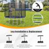 Giantex 7″ Heavy-Duty Galvanized Trampoline Springs, Steel Wire Spring Replacement Kit, High Tensile Durable Trampoline Parts, Spray-Painted Springs, 20pcs/40pcs