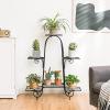 Giantex 7 Tiers Metal Plant Stand Flower Pots Holder, Plant Display Rack for Patio Garden Balcony Home, Indoor Outdoor Storage Shelf Decorative Planter Vertical Flowerpot Holder (7 Tier)(6 Tier)