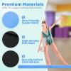Giantex 7FT/8FT/9FT Balance Beam, Folding Gymnastics Beam w/Carry Handles, Floor Foam Gymnastics Equipment for Kids, Non Slip Rubber Base for Exercise, Practice & Professional Home Training(Baby Blue)