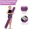 Giantex 7FT/8FT/9FT Balance Beam, Folding Gymnastics Beam w/Carry Handles, Floor Foam Gymnastics Equipment for Kids, Non Slip Rubber Base for Exercise, Practice & Professional Home Training(Purple)