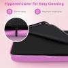 Giantex 7FT/8FT/9FT Balance Beam, Folding Gymnastics Beam w/Carry Handles, Floor Foam Gymnastics Equipment for Kids, Non Slip Rubber Base for Exercise, Practice & Professional Home Training(Light Purple)