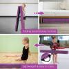 Giantex 7FT/8FT/9FT Balance Beam, Folding Gymnastics Beam w/Carry Handles, Floor Foam Gymnastics Equipment for Kids, Non Slip Rubber Base for Exercise, Practice & Professional Home Training(Purple)